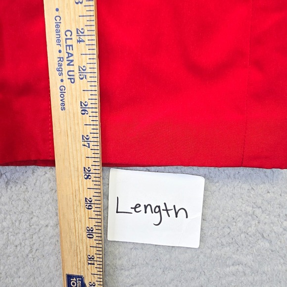 Croft Barrow Jacket Women M Red Double Breasted Softshell Peacoat Preppy Coastal - Picture 4 of 9